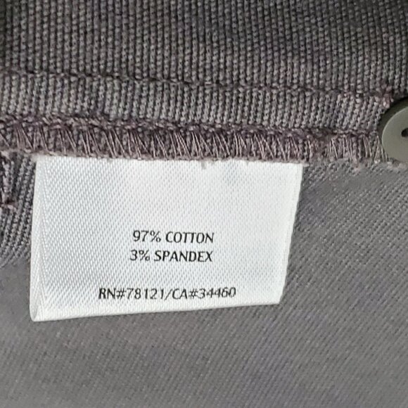 Eileen Fisher Utility Style Jacket/ Collarless Blazer/ Size L - Picture 10 of 11